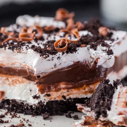 Chocolate Lasagna Recipe (No-Bake Dessert) Image