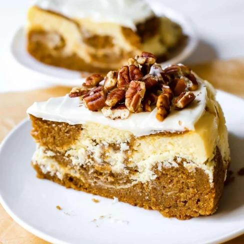 Pumpkin Cake Cheesecake Image