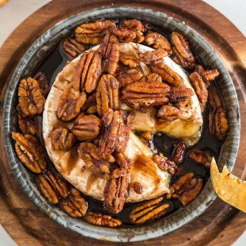 Brown Sugar Baked Brie with Pecans Image