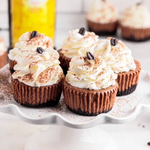 Mini Kahlua Cheesecakes Image