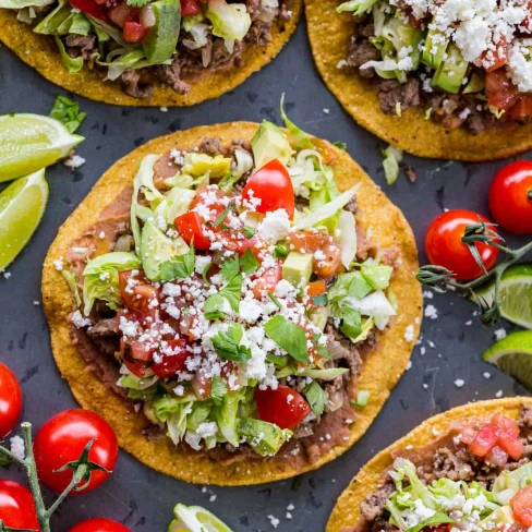 Easy Tostada Recipe Image