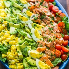 Salmon Cobb Salad Recipe: Recipe Page