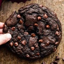 1 Giant Double Chocolate Cookie Recipe Page