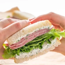 Salami Cream Cheese Sandwich Recipe Page