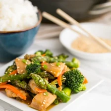 Orange Chicken and Vegetable Stir Fry Recipe Page