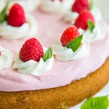 Raspberry Mousse Cake Recipe Page