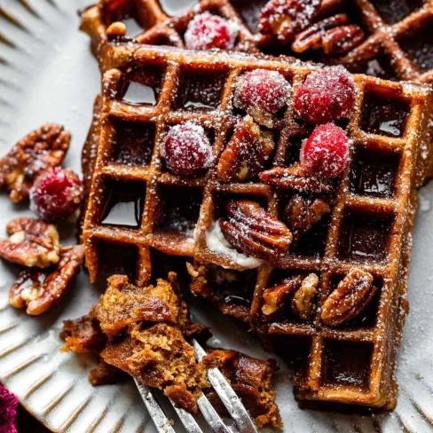 Gingerbread Waffles Image