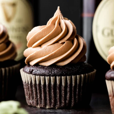 Guinness Chocolate Cupcakes with Mocha Guinness Buttercream Image