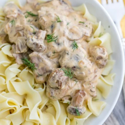 Slow-Cooked Beef Stroganoff + Giveaway Image