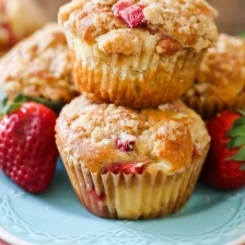 Strawberry Cheesecake Muffins Recipe Page