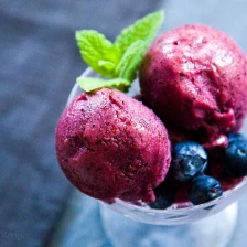 Blueberry Sorbet Recipe Page