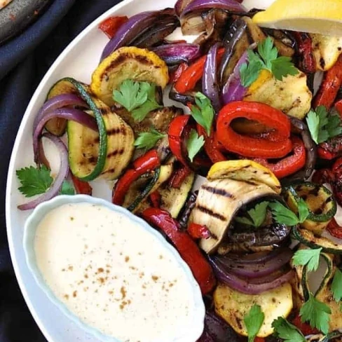 Grilled Vegetables Platter Image