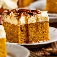 Pumpkin Cake with Cream Cheese Frosting Recipe Page