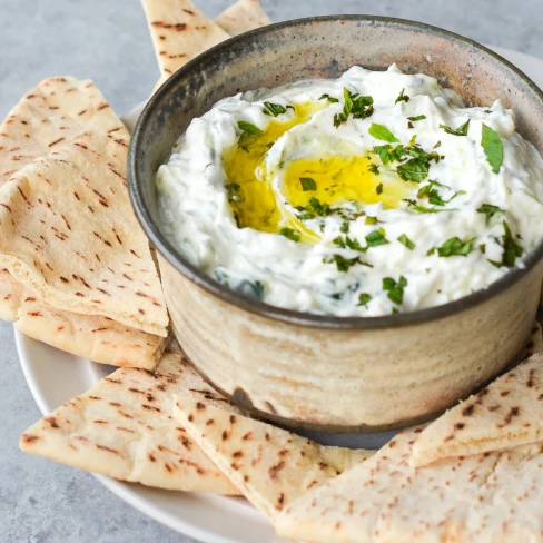 Tzatziki (Yogurt &amp; Cucumber Dip) Image