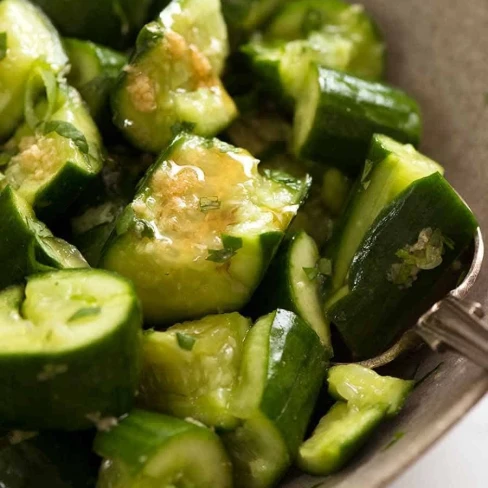 Smashed Cucumber Salad Image