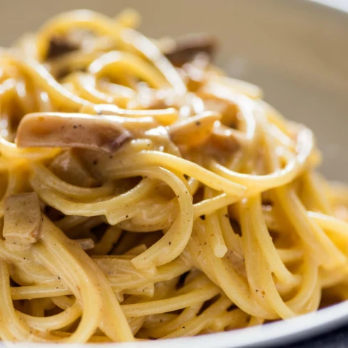 Vegan Carbonara Pasta Recipe Image