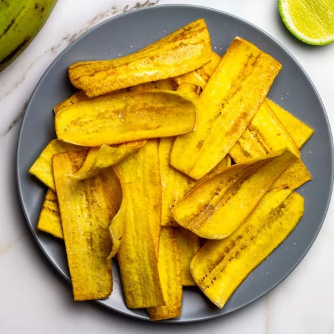 Fried Plantain Chips Recipe Image