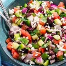 Easy Greek Salad Recipe Page