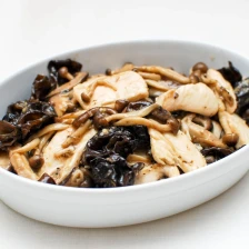 Stir-Fried Chicken With Mushrooms and Oyster Sauce Recipe Recipe Page