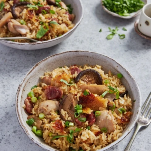 One Pot Honey Soy Chicken &amp; Rice Image