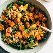 Fall Favorite Maple-Mustard Tempeh Bowls Recipe Page