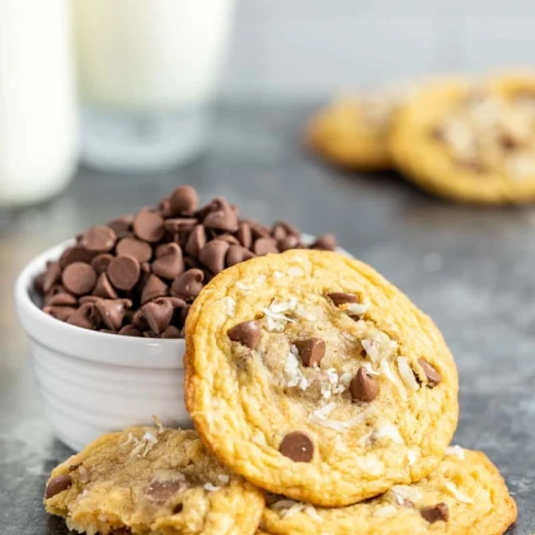 Coconut Chocolate Chip Cookie Image