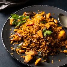 Indian Masala Fried Rice (Phodnicha Bhat) Recipe Page