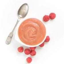 Apple, Raspberry + Vanilla Baby Food Puree Recipe Page