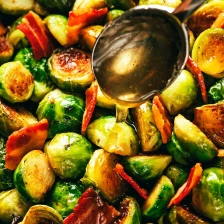 Bacon Brussels Sprouts with Hot Honey Recipe Page