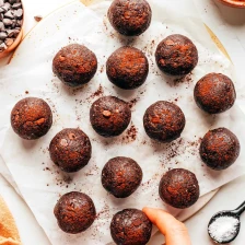 Salted Brownie Bites Recipe Page