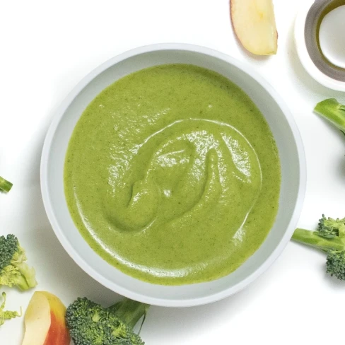 Quick Homemade Broccoli Baby Food Puree Image