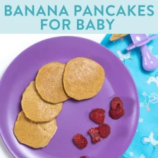 3-Ingredient Banana Pancakes for Baby Recipe Page