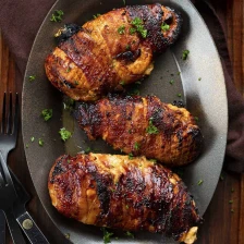Air Fryer BBQ Stuffed Chicken Recipe Page