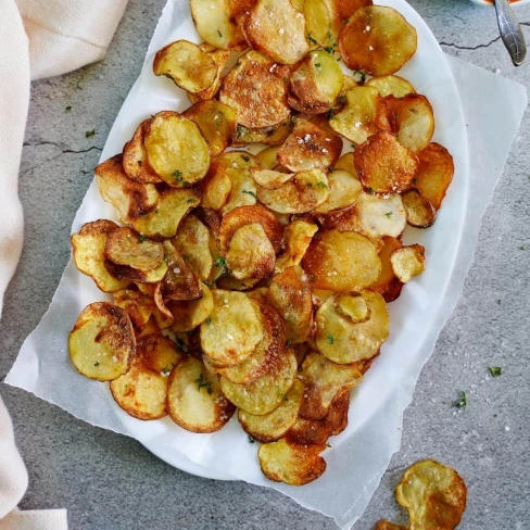 Air Fryer (or Baked) Potato Chips Image