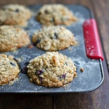 Oatmeal Flax Blueberry Muffins Recipe Page