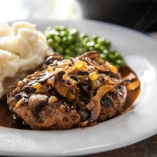 Salisbury Steak With Mushroom Brown Gravy Recipe Page