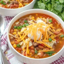 Crock Pot Taco Soup Recipe Page