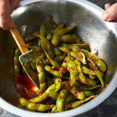 Spicy edamame Image