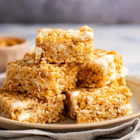 Peanut Butter Rice Krispies Treats Image