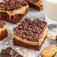 Peanut Butter Crunch Brownies Recipe Page