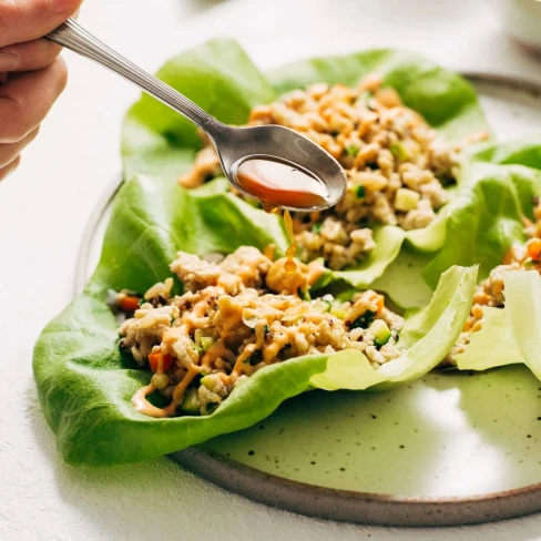 Chicken Lettuce Wraps with Lime Drench Image