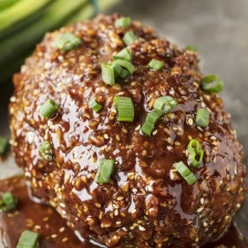 Korean Meatloaf with Korean BBQ Glaze Recipe Page