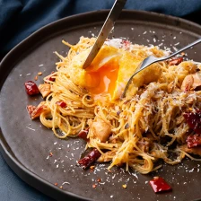 Spicy Pantry Pasta With Crispy Egg | Marion&#039;s Kitchen Recipe Page