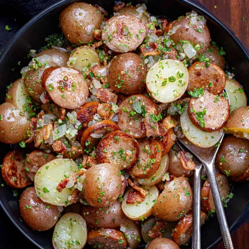 German Potato Salad With Kielbasa Image