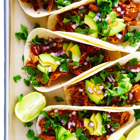 Mole Chicken Tacos Image