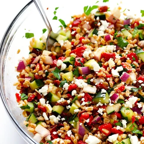 Mediterranean Farro Salad Image