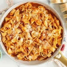 Easy Chicken in Tomato Sauce (with Pasta) Recipe Page