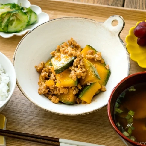 Kabocha Pork Stir-Fry Image