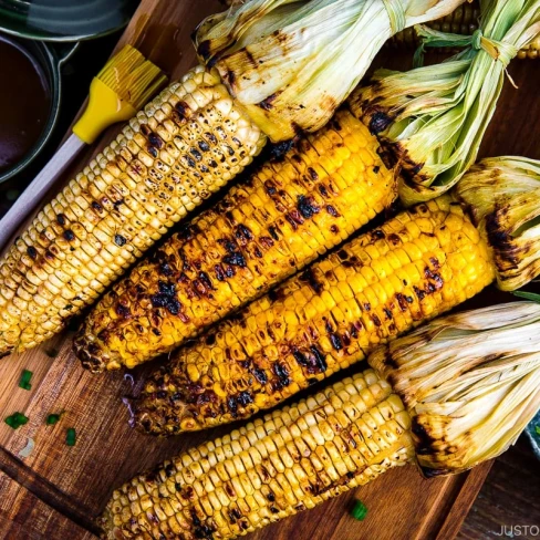 Grilled Corn with Honey Miso Butter Image