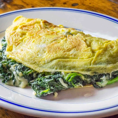 Florentine Omelette With Spinach and Cheese Recipe Image